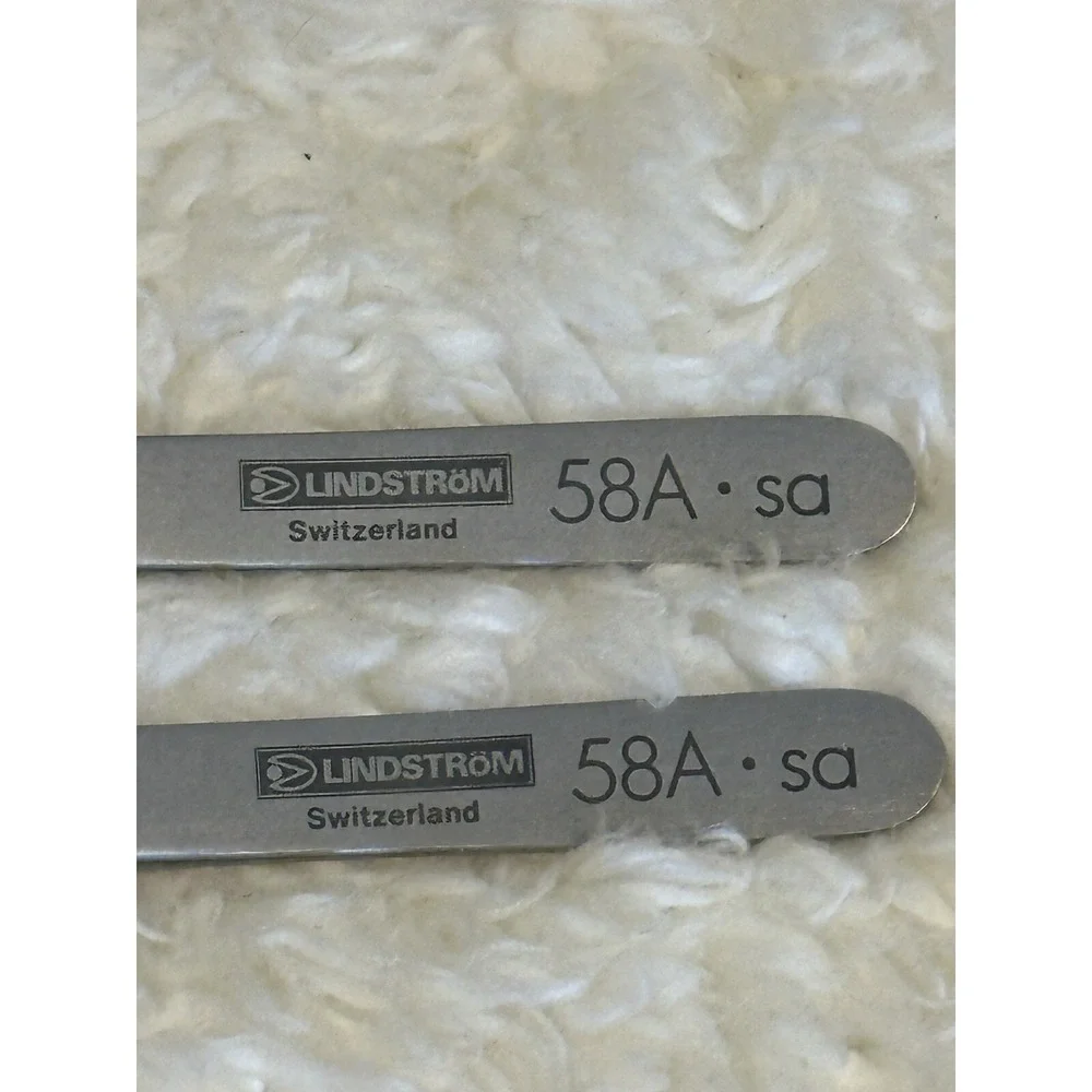 Lindstrom Switzerland Tweezers 58 A • Sa‎ Lot Of 2